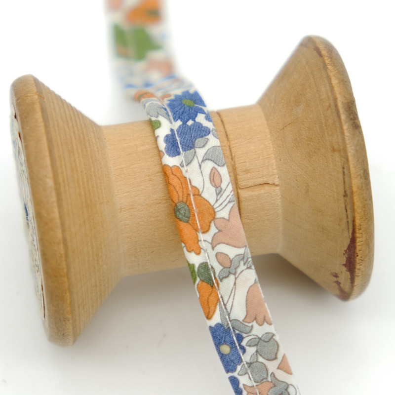 Liberty Fabrics Poppy Forest Ochre Piping - Maison Klem